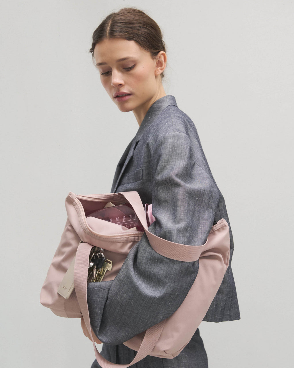 Medium Gweneth Tonal Shopper Taske