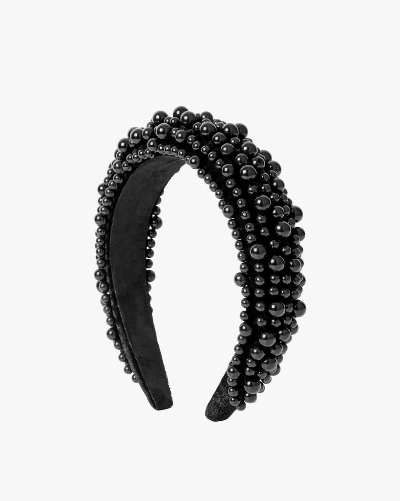 Day Pearly Velvet Hair Band