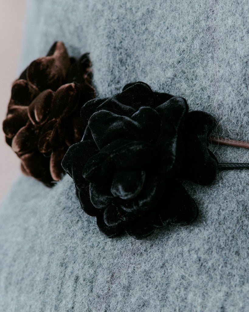 Day Velvet Flower Belt