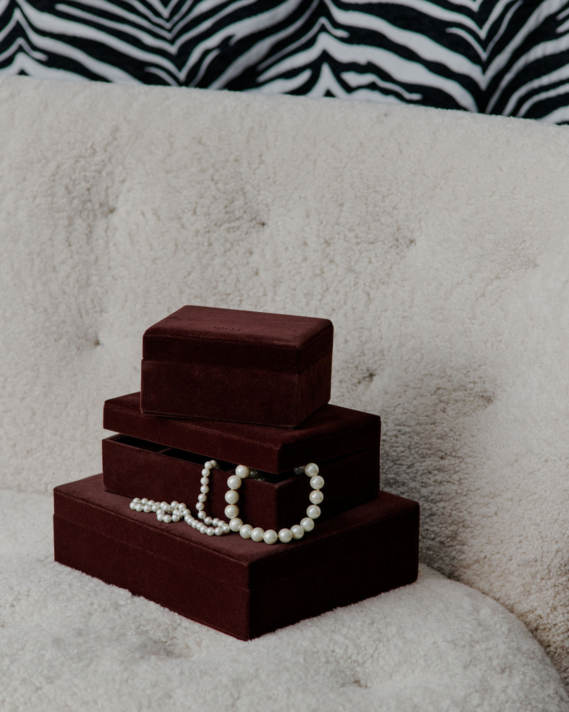 Day Velvet Jewelry Case Medium
