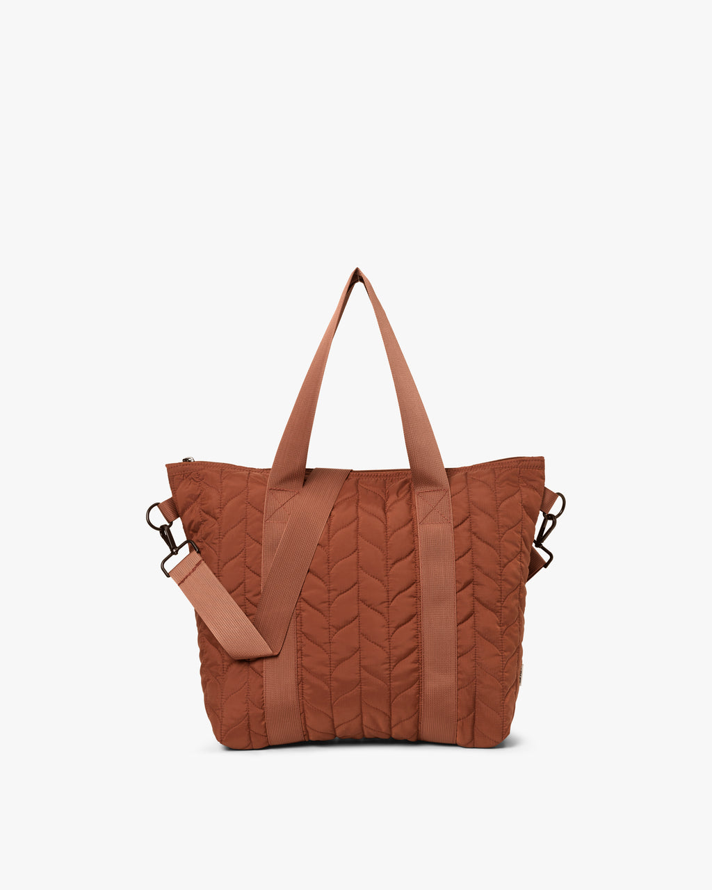 Leaf Quilt Crossbody Shopper Taske