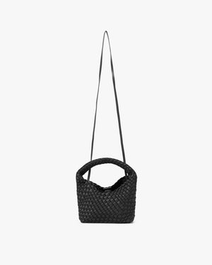 Small Hand-Braided Neoprene Crossbody Håndtaske