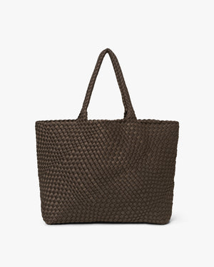 Large Hand-Braided Neoprene Skuldertaske
