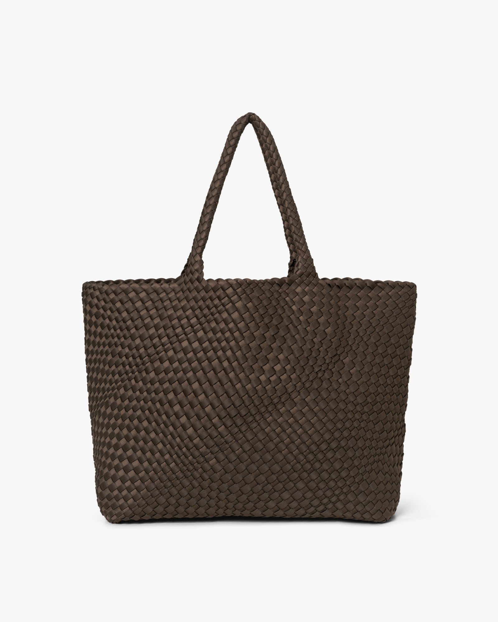Large Hand-Braided Neoprene Skuldertaske