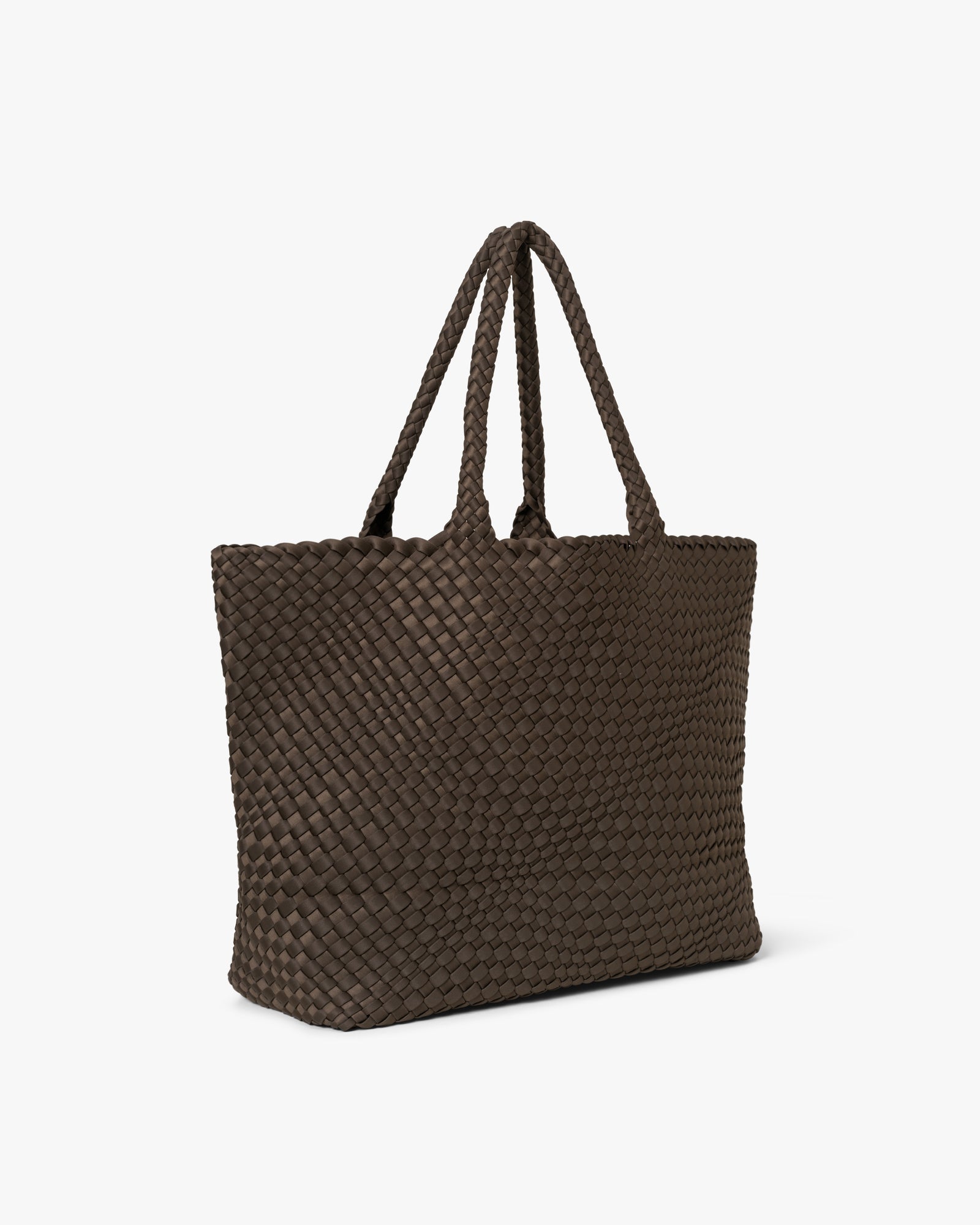 Large Hand-Braided Neoprene Skuldertaske