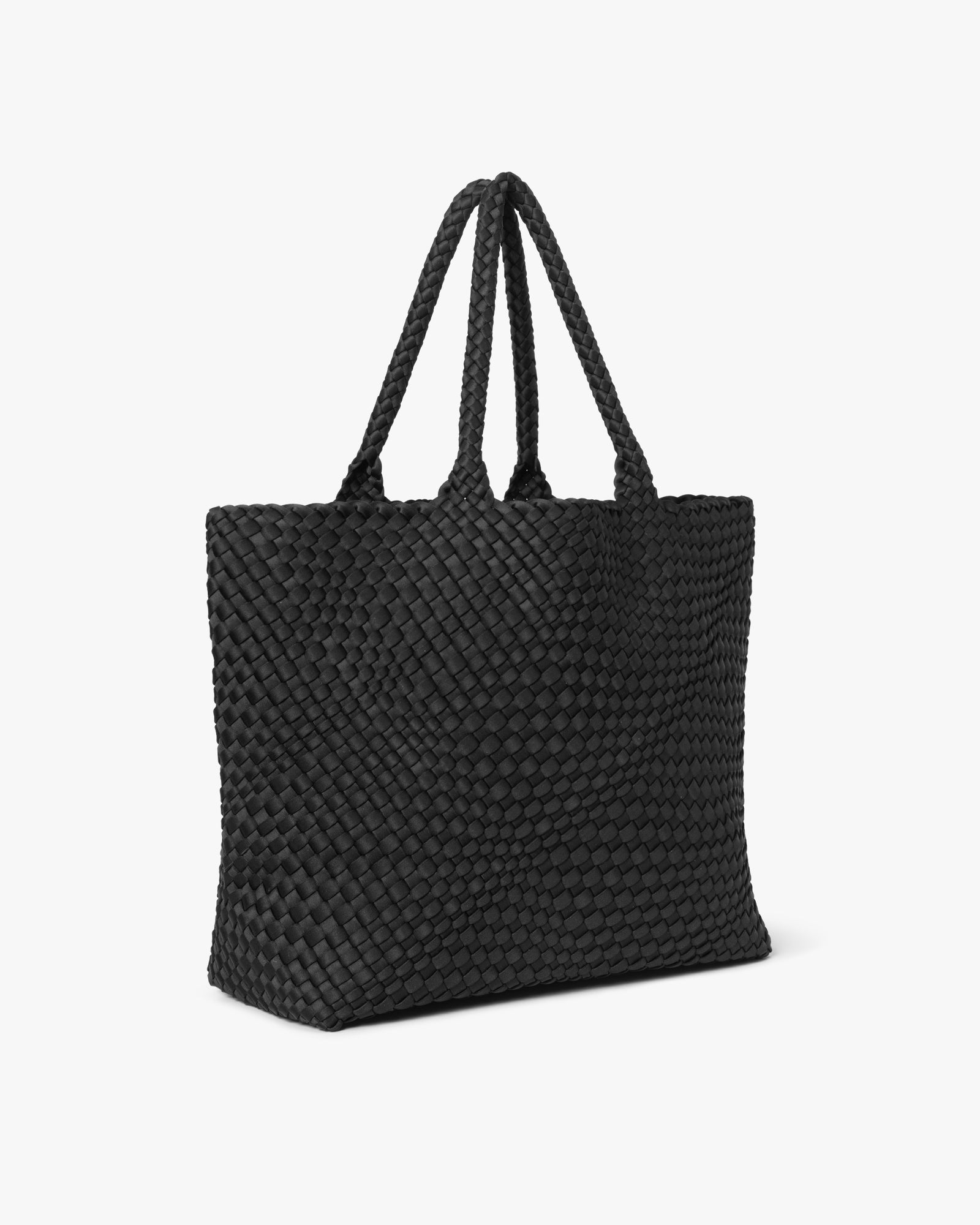 Large Hand-Braided Neoprene Skuldertaske