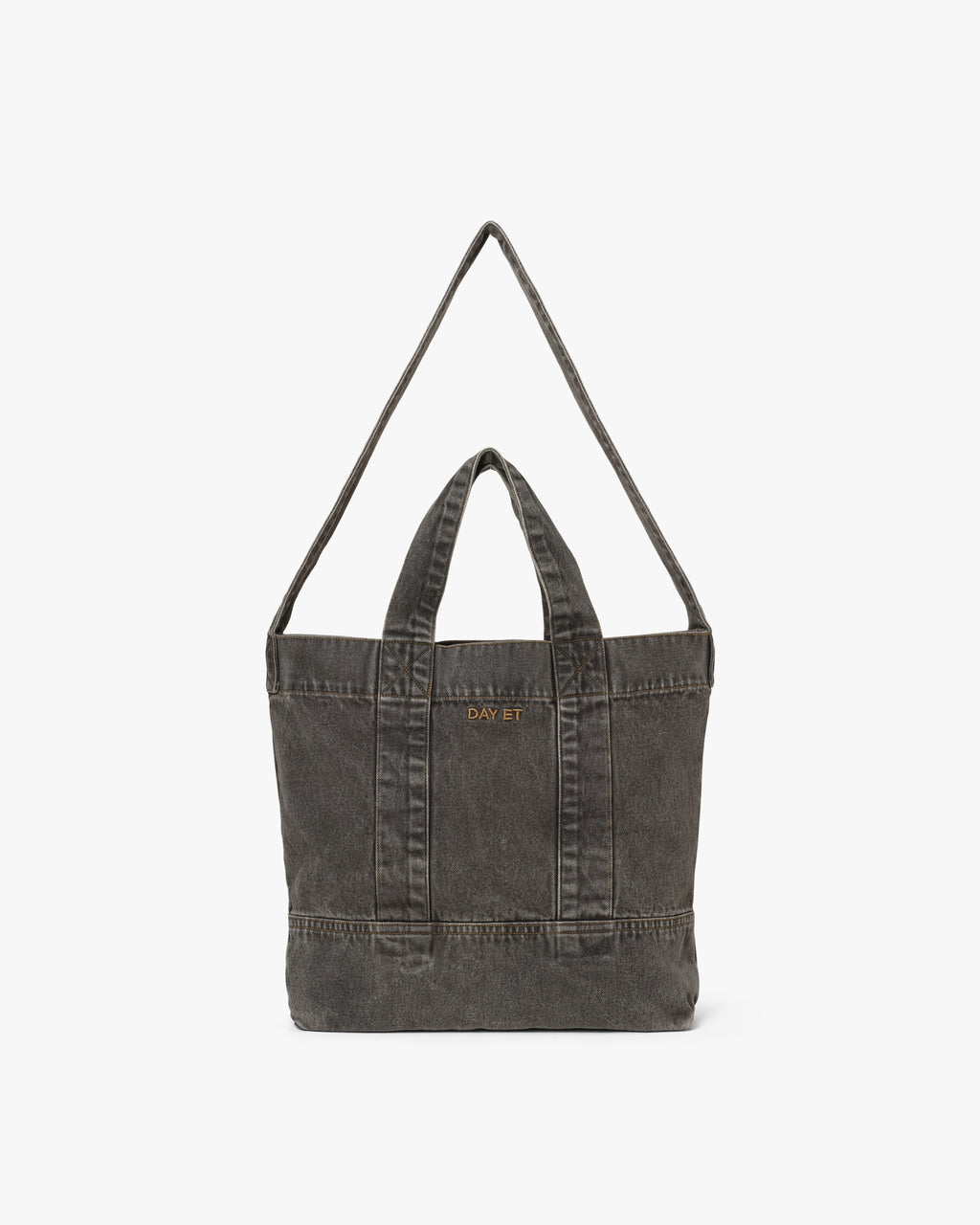 Medium Washed Denim Crossbody Taske