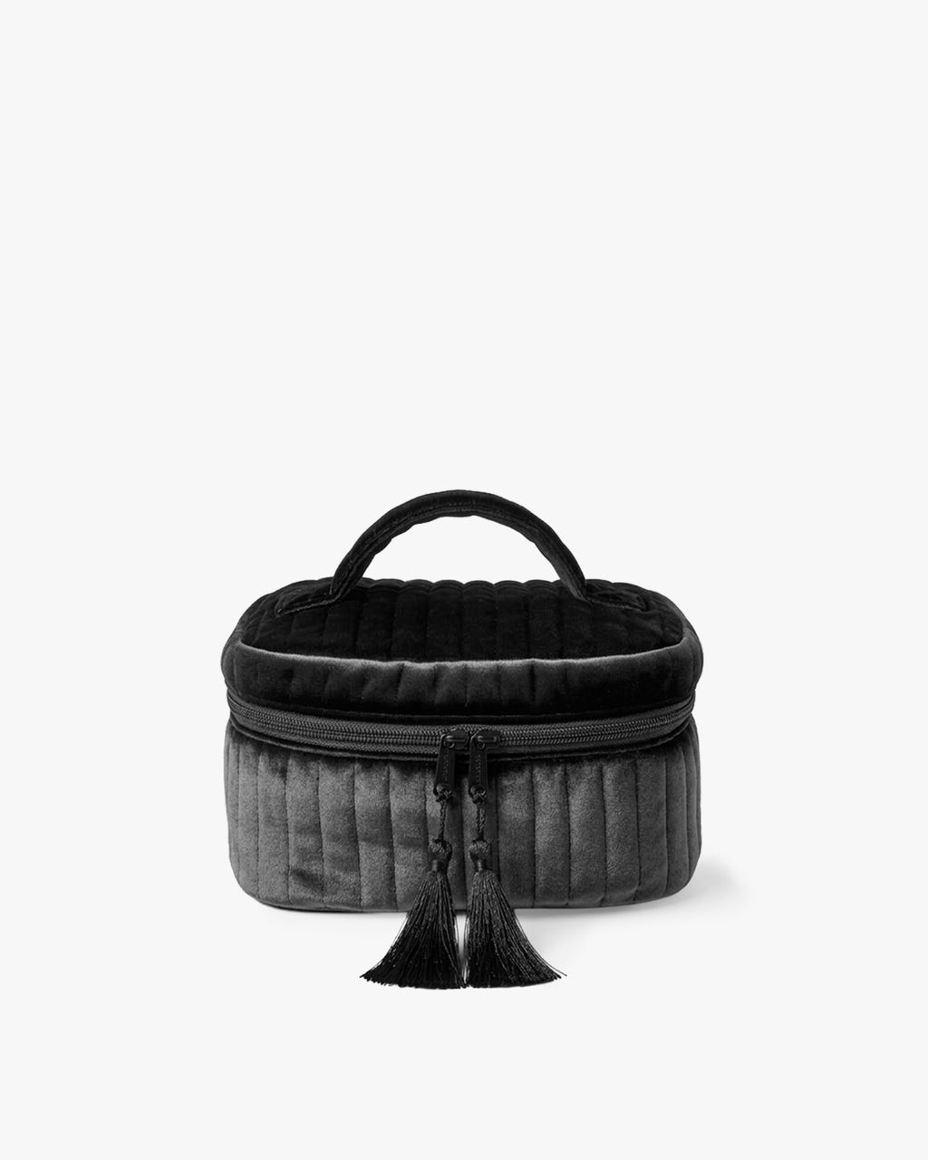 Medium Soft Padded Velour Kosmetiktaske