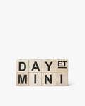 DAY ET MINI Wood Letter Cubes